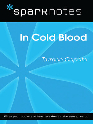 cover image of In Cold Blood (SparkNotes Literature Guide)
